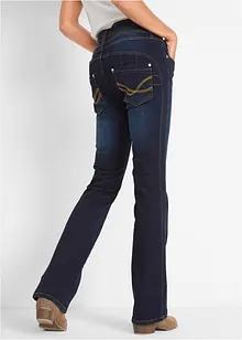 Corrigerende bootcut jeans, high waist, bonprix