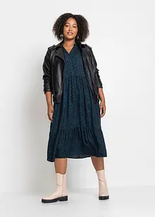 Midi jurk van viscose, bonprix