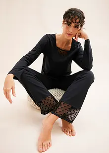 Pyjama met kant, bonprix