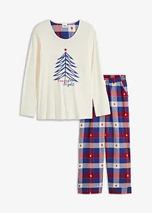 Pyjama met flanellen broek, bonprix