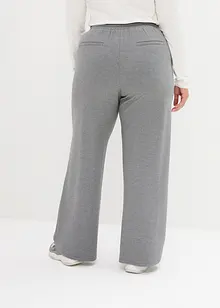 Punto di roma broek met scherpe vouwen en comfortband, bonprix