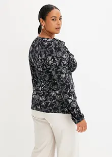 Gedessineerde longsleeve, bonprix