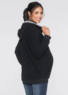 Fleece 2-in-1 zwangerschapsvest/draagvest, bonprix