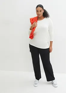 Joggingbroek van een elastisch kantoenmix, bonprix