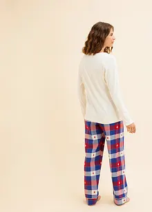 Pyjama met flanellen broek, bonprix