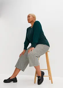 Trui van een soepele viscosemix, bonprix