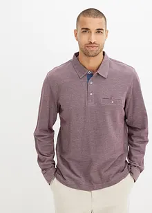 Piqué poloshirt met lange mouwen, bonprix