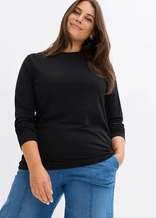 Longsleeve van biologisch katoen (set van 2), bonprix