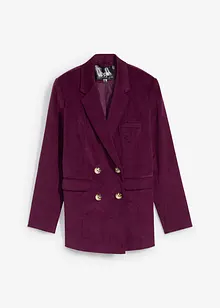 Corduroy blazer met dubbele knopen en biologisch katoen, bonprix