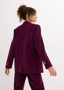 Corduroy blazer met dubbele knopen en biologisch katoen, bonprix