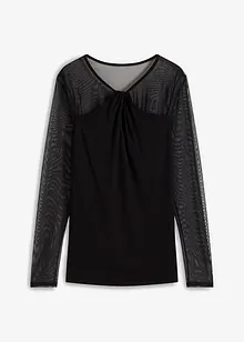 Longsleeve met mesh, bonprix