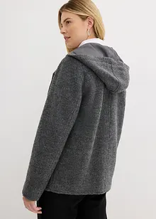 Peacoat van zacht bouclé, bonprix