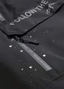 Outdoor jas met fleece voering, waterdicht, bonprix