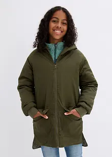 Meisjes winterparka met capuchon, bonprix