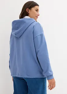 Hoodie met tunneltje in de onderrand, bonprix