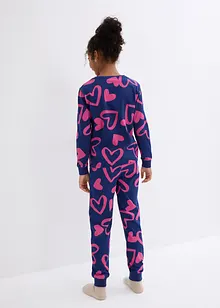 Meisjes pyjama met biologisch katoen (2-dlg. set), bonprix