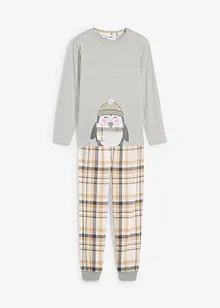 Kinderen pyjama met flanellen broek (2-dlg. set), bonprix