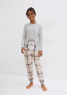 Kinderen pyjama met flanellen broek (2-dlg. set), bonprix