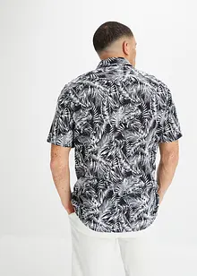 Overhemd met korte mouwen van viscose, bonprix