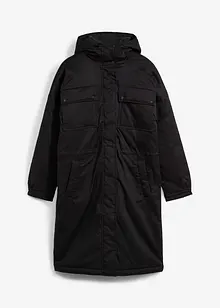 Lange, gewatteerde parka, bonprix