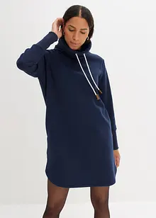 Sweatjurk met zachte col, bonprix