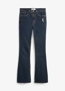 Flared stretch jeans met high waist, bonprix