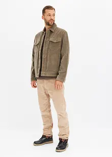 Loose fit corduroy thermobroek, straight, bonprix