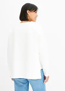 Oversized sweater van biologisch katoen, bonprix