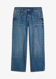 Wide leg jeans met low waist, bonprix