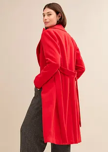 Korte coat in wollen look met dubbele knopen, bonprix