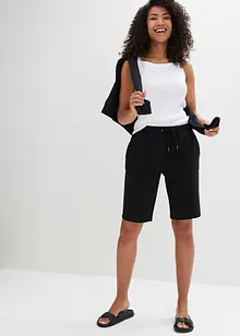 Sweat short met zakken, bonprix