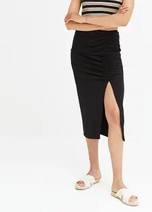 Jersey rok met split, bonprix