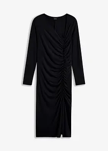 Jersey jurk met asymmetrische hals, bonprix