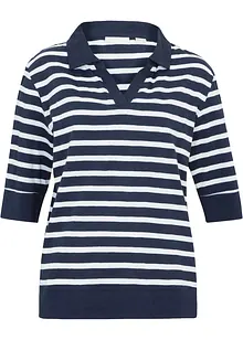 Poloshirt van katoen-viscosemix, bonprix