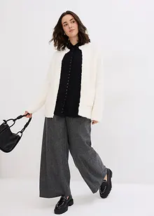 Overhemdblouse met glittersteentjes, bonprix