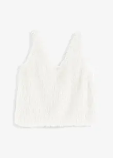 Blousetop met fluffy garen, bonprix