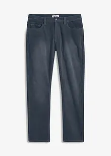 Regular fit stretch corduroy broek in washed out look, straight, bonprix