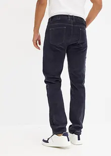 Regular fit stretch corduroy broek in washed out look, straight, bonprix