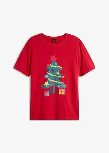 T-shirt met kerstprint, bonprix