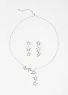 Ketting en oorstekers (3-dlg. set), bonprix