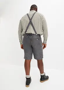 Tiroler bermuda van imitatieleer, bonprix