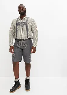 Tiroler bermuda van imitatieleer, bonprix