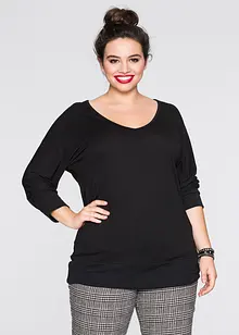 Oversized shirt van soepelvallend viscose, bonprix