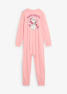 Meisjes pyjama onesie van biologisch katoen, bonprix
