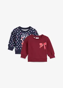 Baby sweater (set van 2) met kerstmotieven, bonprix