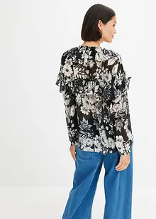 Blouse met volants, bonprix