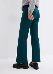 Flared jersey broek, bonprix