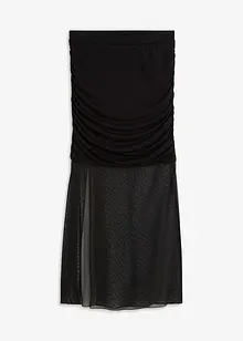 Jersey rok met mesh, bonprix