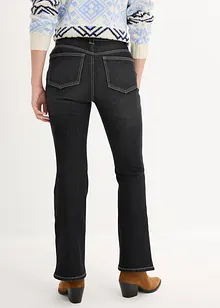 Knuffelzachte thermojeans met mid waist, bootcut, bonprix