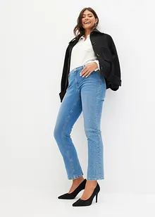 Jeans met stras, bonprix